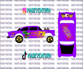 Rat Fink 1/64 55 Gasser WHITE TONER Universal Waterslide Decal for Hot