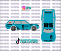 Kaido House 1/64 Datsun 510 Wagon WHITE TONER Universal Waterslide Decal for Hot