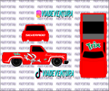 Trix 1/64 83 Silverado WHITE TONER Universal Waterslide Decal for Hot
