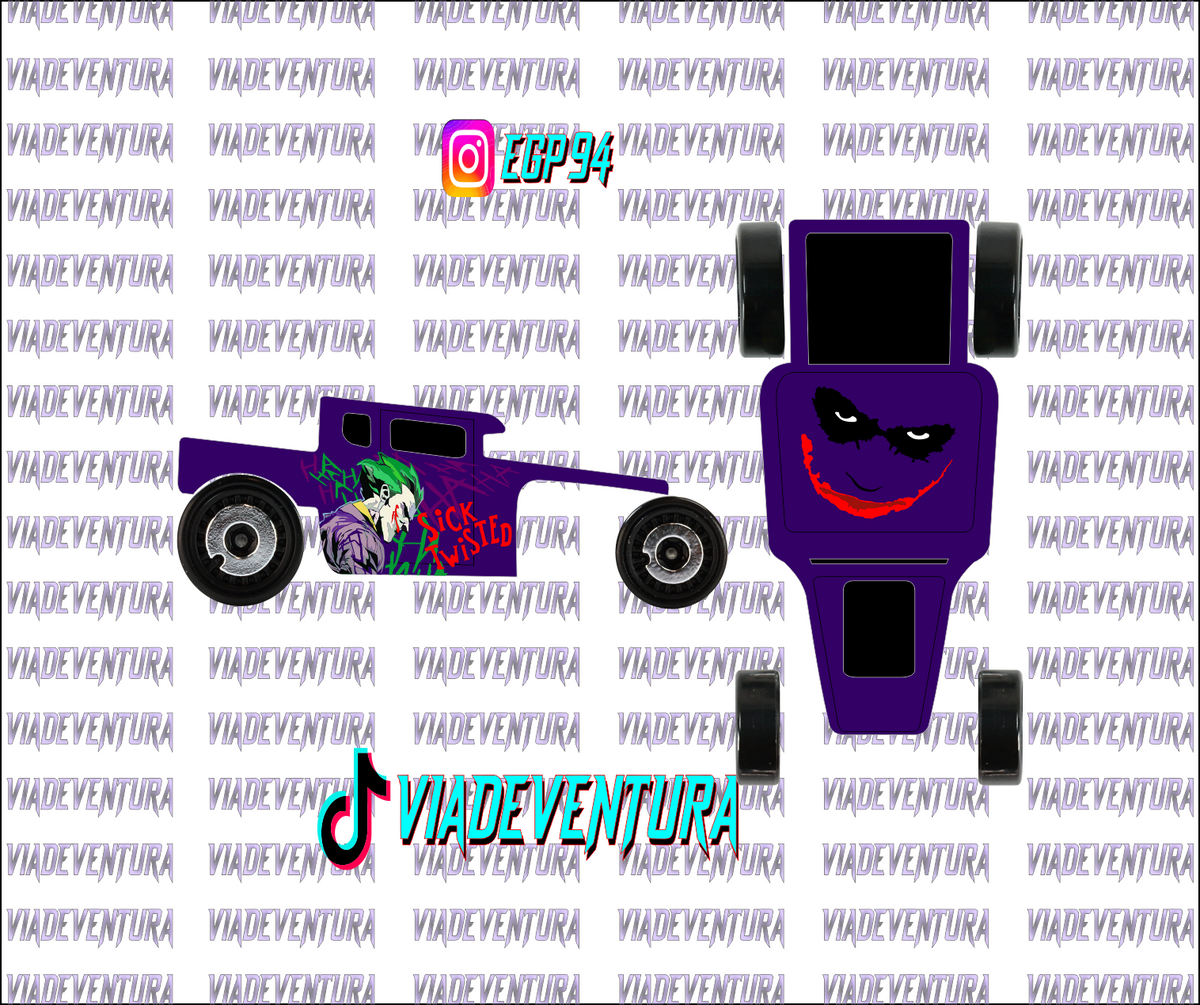 Joker 1/64 Bone Shaker WHITE TONER Universal Waterslide Decal Hot