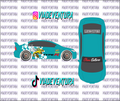 Hornet 1/64 Civic FD2 WHITE TONER Universal Waterslide Decal for Hot