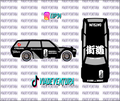 Kaido House 1/64 Datsun 510 Wagon WHITE TONER Universal Waterslide Decal for Hot