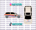 AMPM 1/64 EF Civic WHITE TONER Universal WaterSlide Decal for Hot