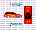 McQueen 1/64 EF Civic WHITE TONER Universal WaterSlide Decal for Hot