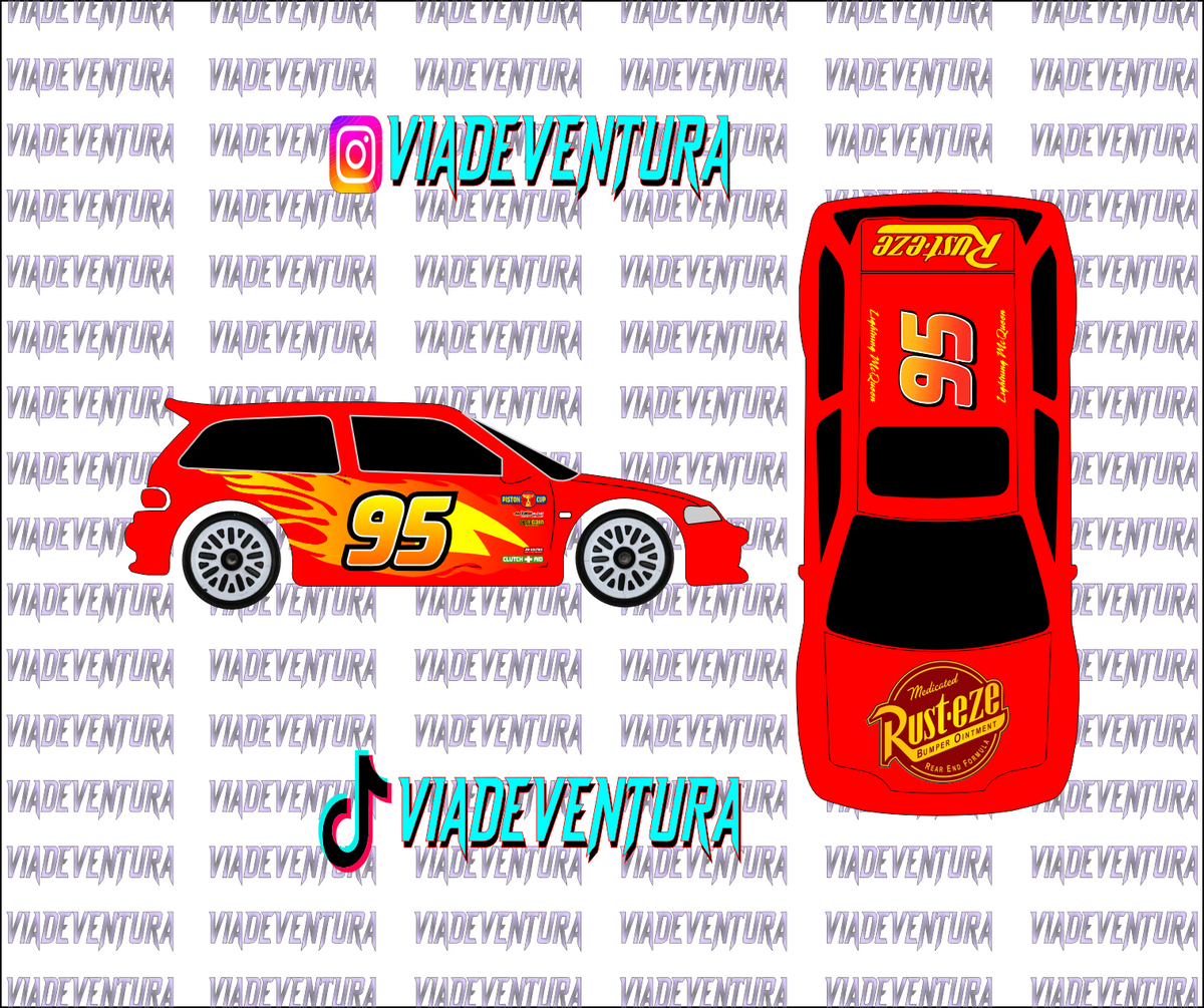 McQueen 1/64 EF Civic WHITE TONER Universal WaterSlide Decal for Hot