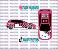 Hello Kitty EG 1/64 EG Civic WHITE TONER Universal Waterslide Decal for Hot