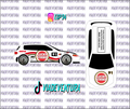 Lucky Strike 1/64 EG Civic WHITE TONER Universal Waterslide Decal for Hot