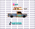 Mater 1/64 62 Chevy WHITE TONER Universal Waterslide Decal for Hot