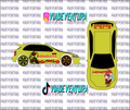 Hondata 1/64 EK9 Civic WHITE TONER Universal WaterSlide Decal for Hot