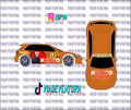 Kanjo Racing 1/64 EK9 Civic WHITE TONER Universal WaterSlide Decal for Hot