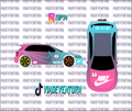 Nike 1/64 EK9 Civic WHITE TONER Universal WaterSlide Decal for Hot