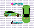 Bulbasur 1/64 EK9 Civic WHITE TONER Universal WaterSlide Decal for Hot