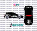 Stussy 1/64 EK9 Civic WHITE TONER Universal WaterSlide Decal for Hot