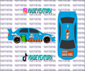 Super Mario 1/64 Evo IX WHITE TONER Universal Waterslide Decal for Hot