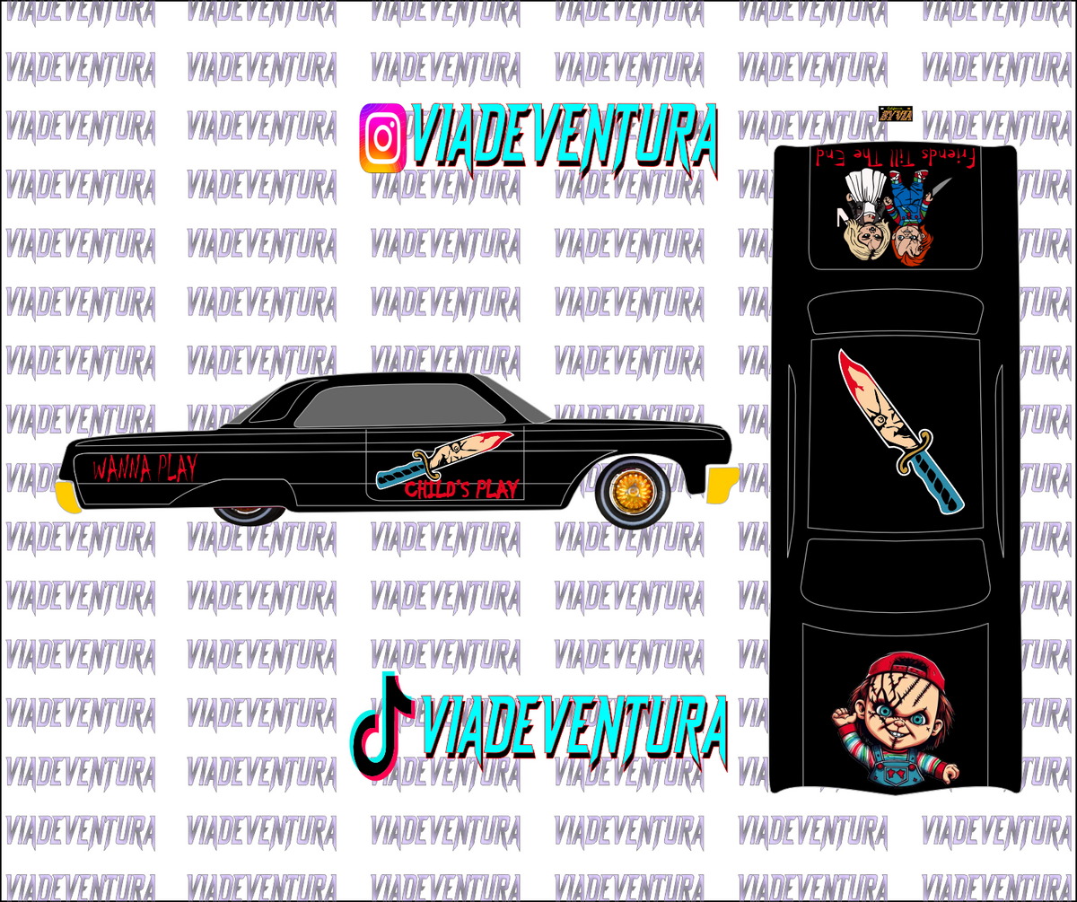 Childs Play 1/64 64 Impala WHITE TONER Universal Waterslide Decal for Hot