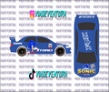 Sonic Hedgehog 1/64 Evo IX WHITE TONER Universal Waterslide Decal for Hot
