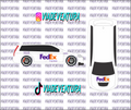 Fedex 1/64 Evo IX Wagon WHITE TONER Universal Waterslide Decal for Hot