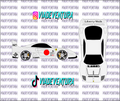 Slammed 1/64 Ferrar F40 WHITE TONER Universal Waterslide Decal for Hot