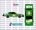 Chick Hick 1/64 Buick GNX WHITE TONER Universal WaterSlide Decal for Hot