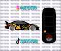 Pikachu 1/64 Civic EM1 WHITE TONER Universal Waterslide Decal for Hot