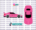 Suki 1/64 Honda S2000 WHITE TONER Universal WaterSlide Decal for Hot