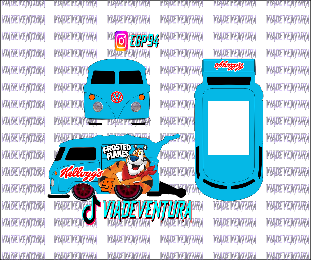 Frost Flakes 1/64 Kool Kombi WHITE TONER Universal Waterslide Decal for Hot