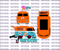 Gulf 1/64 Kool Kombi WHITE TONER Universal Waterslide Decal for Hot