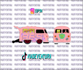 Patrick Star 1/64 Kool Kombi WHITE TONER Universal Waterslide Decal for Hot