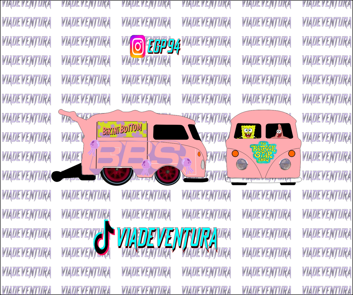 Patrick Star 1/64 Kool Kombi WHITE TONER Universal Waterslide Decal for Hot