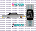 Lowrider V2 Blue 1/64 64 Impala WHITE TONER Universal Waterslide Decal for Hot