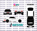 LBWK Nismo 1/64 LBWK R34 WHITE TONER Universal Waterslide Decal for Hot