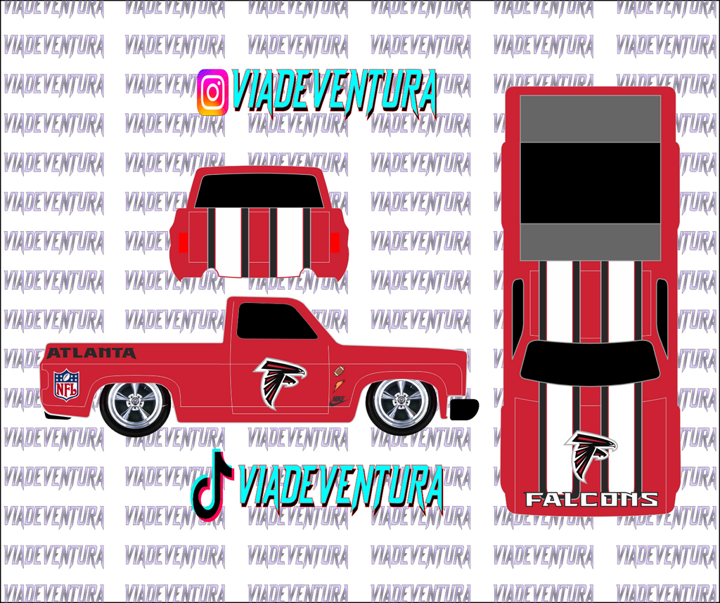 NFL 1/64 83 Silverado WHITE TONER Universal Waterslide Decal for Hot