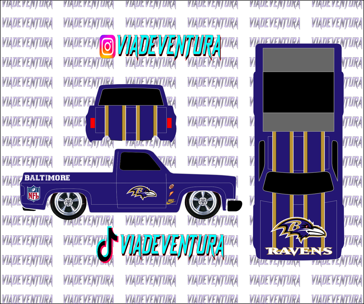 NFL 1/64 83 Silverado WHITE TONER Universal Waterslide Decal for Hot