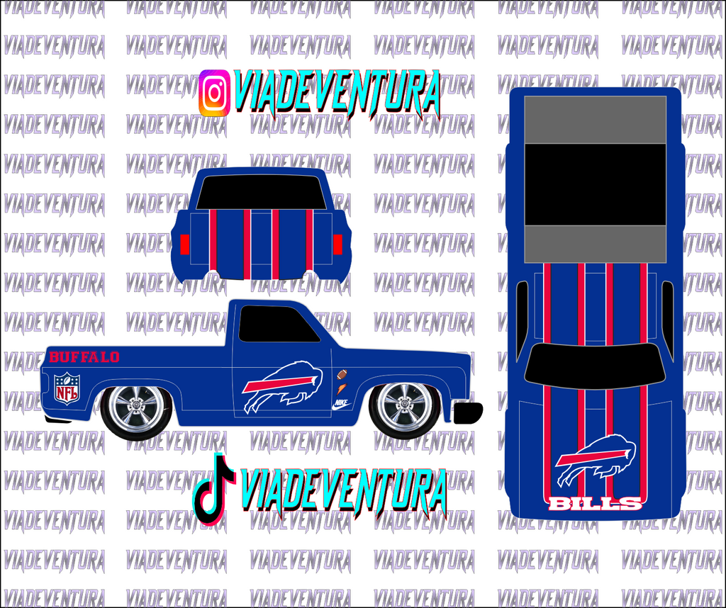 NFL 1/64 83 Silverado WHITE TONER Universal Waterslide Decal for Hot