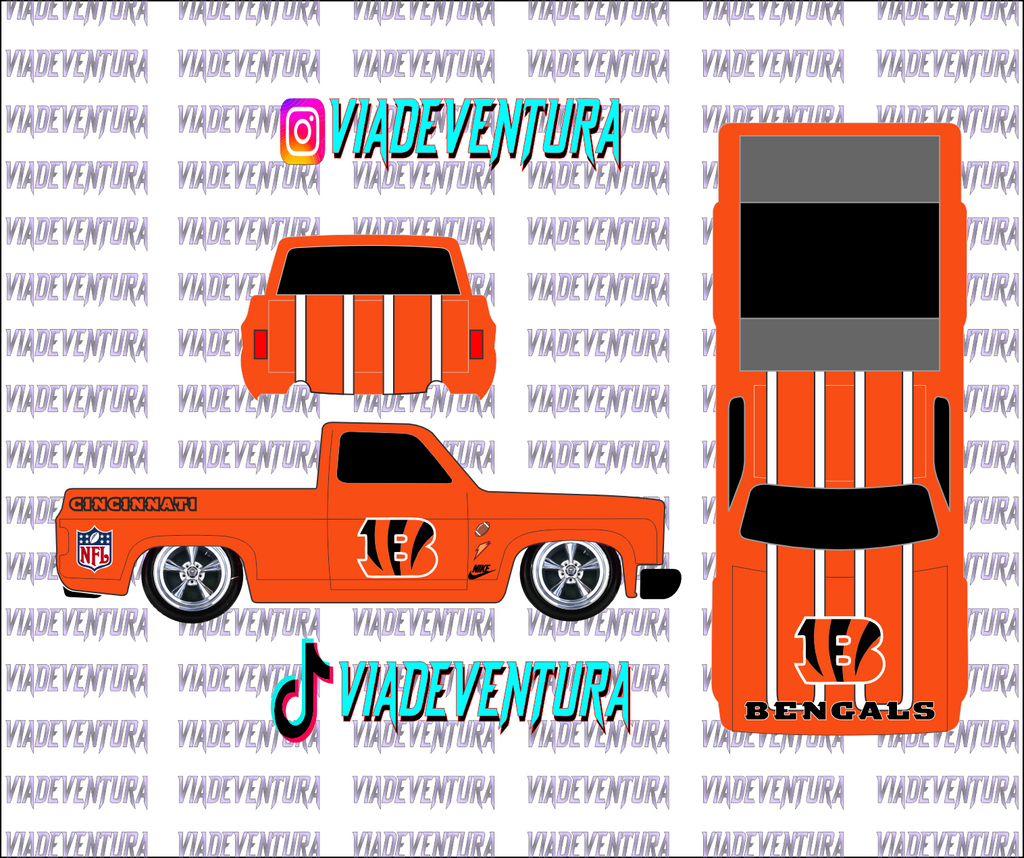 NFL 1/64 83 Silverado WHITE TONER Universal Waterslide Decal for Hot