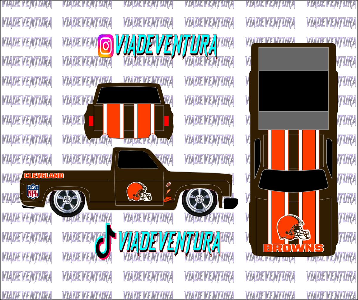 NFL 1/64 83 Silverado WHITE TONER Universal Waterslide Decal for Hot