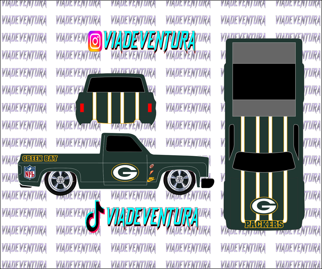 NFL 1/64 83 Silverado WHITE TONER Universal Waterslide Decal for Hot