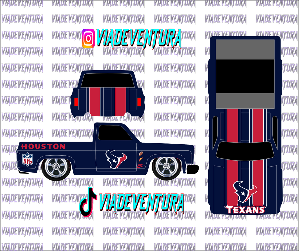 NFL 1/64 83 Silverado WHITE TONER Universal Waterslide Decal for Hot