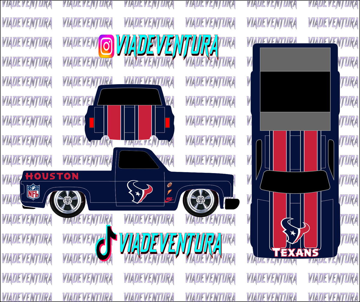 NFL 1/64 83 Silverado WHITE TONER Universal Waterslide Decal for Hot