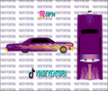 Cars Ramone 1/64 64 Impala WHITE TONER Universal Waterslide Decal for Hot