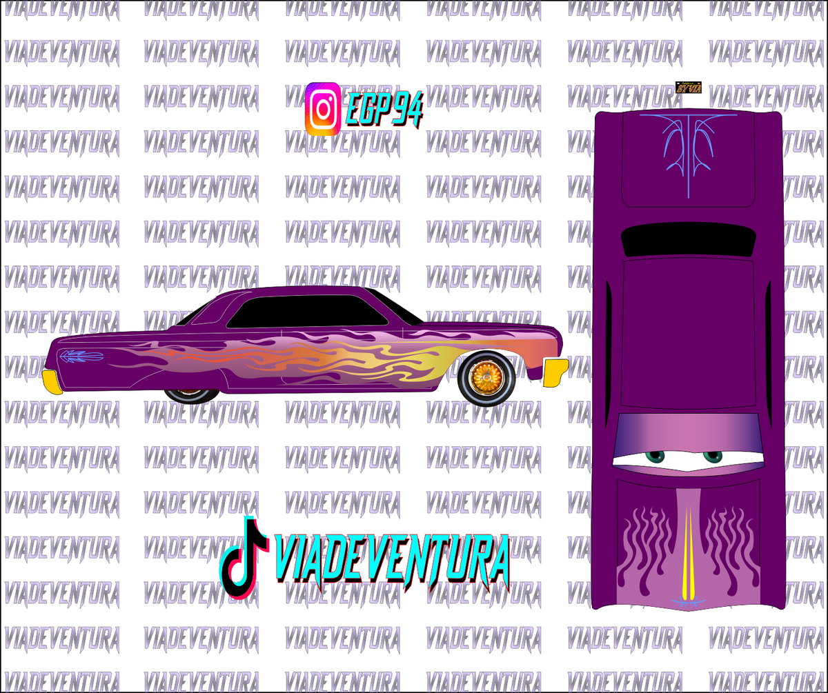 Cars Ramone 1/64 64 Impala WHITE TONER Universal Waterslide Decal for Hot