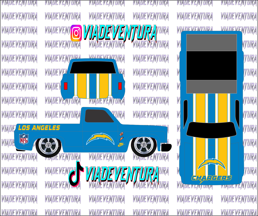 NFL 1/64 83 Silverado WHITE TONER Universal Waterslide Decal for Hot