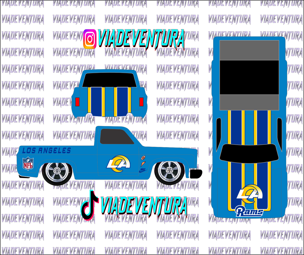 NFL 1/64 83 Silverado WHITE TONER Universal Waterslide Decal for Hot