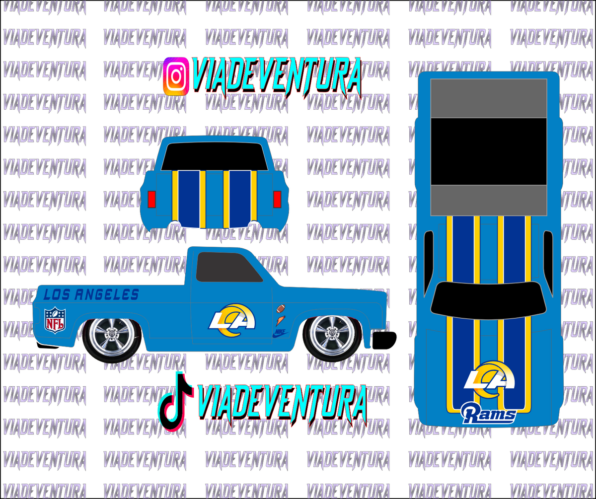 NFL 1/64 83 Silverado WHITE TONER Universal Waterslide Decal for Hot