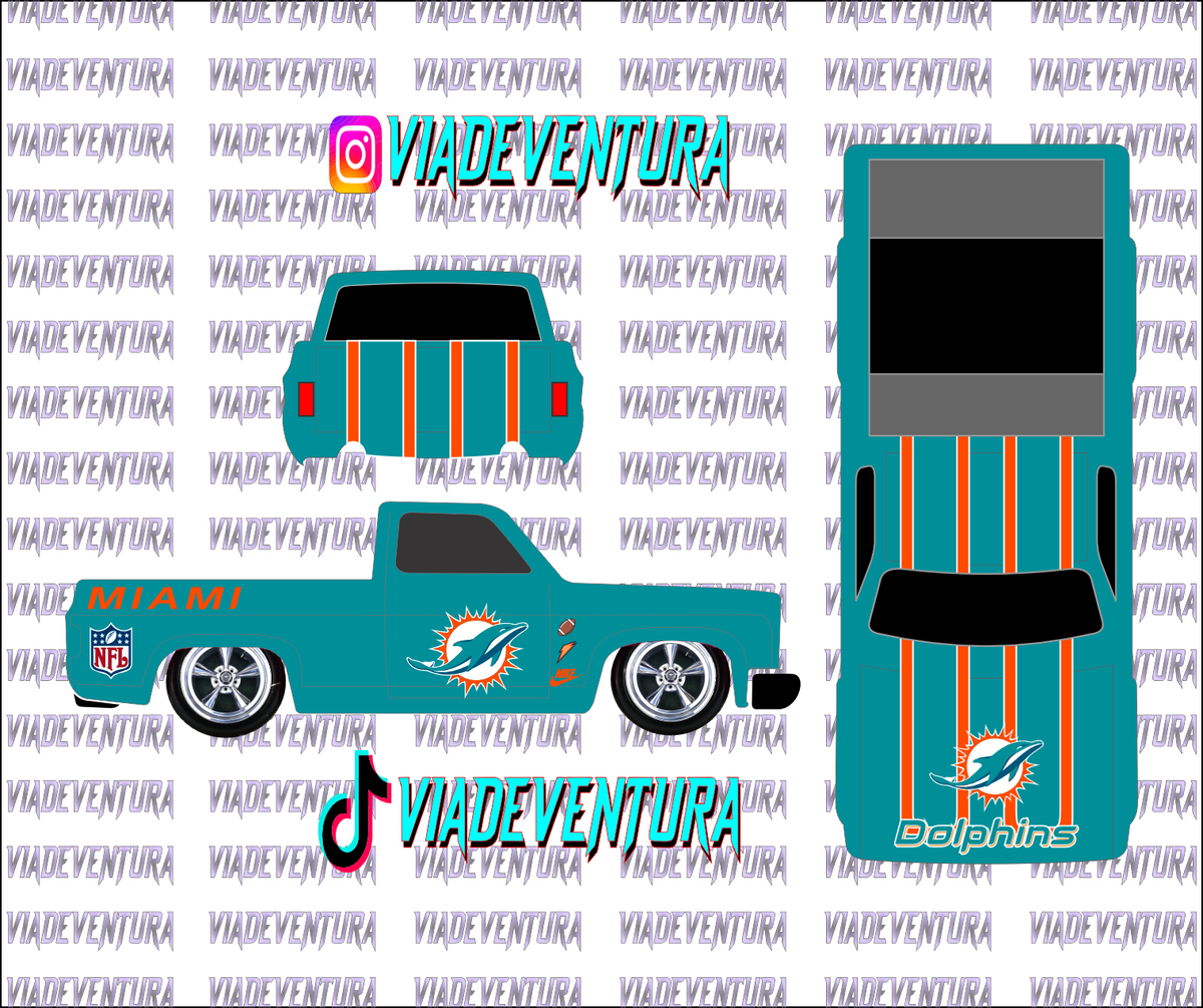 NFL 1/64 83 Silverado WHITE TONER Universal Waterslide Decal for Hot