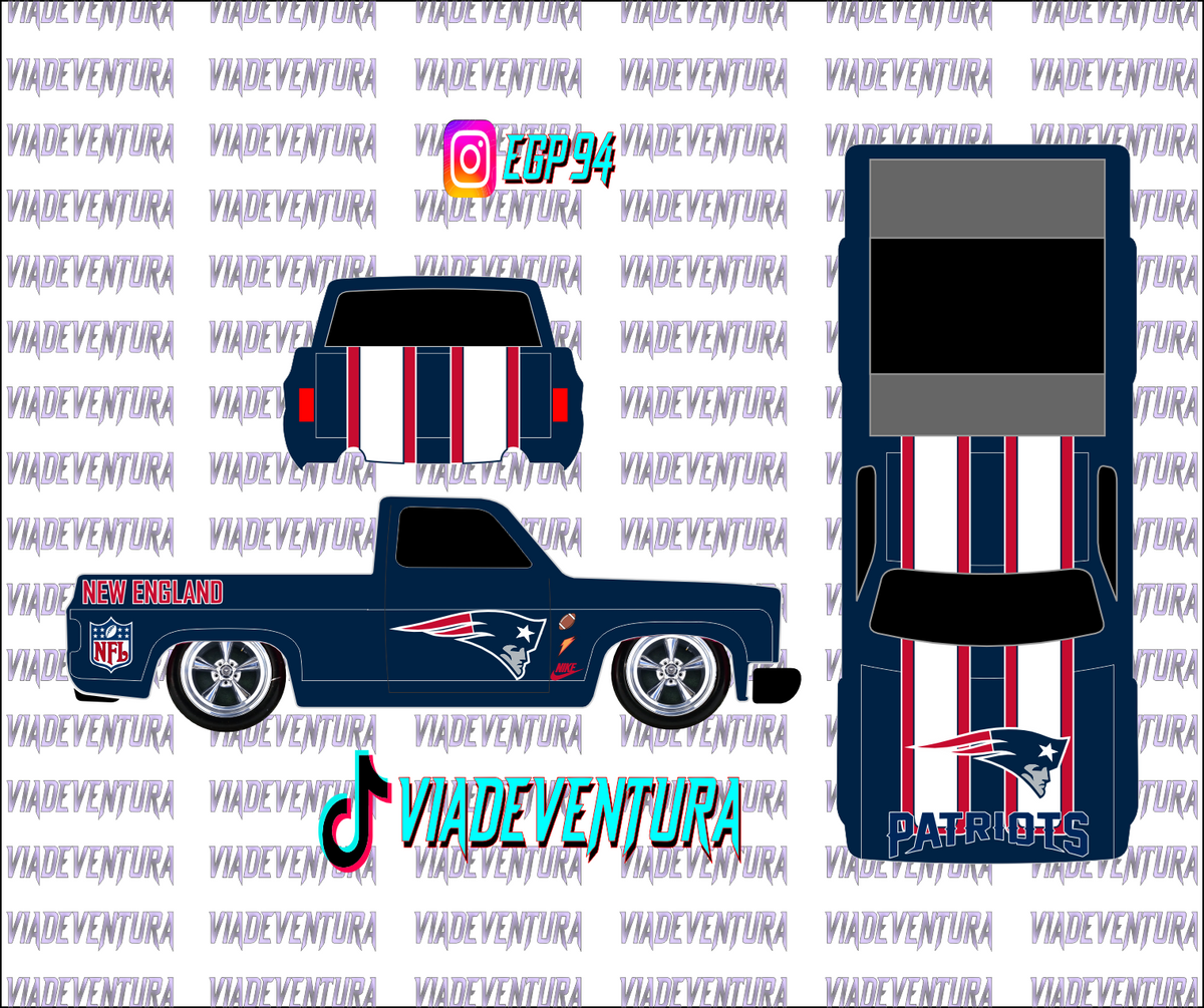 NFL 1/64 83 Silverado WHITE TONER Universal Waterslide Decal for Hot
