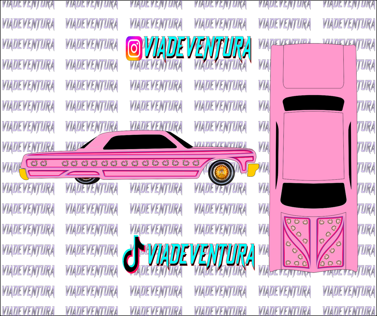 Roses V1 1/64 64 Impala WHITE TONER Universal Waterslide Decal for Hot