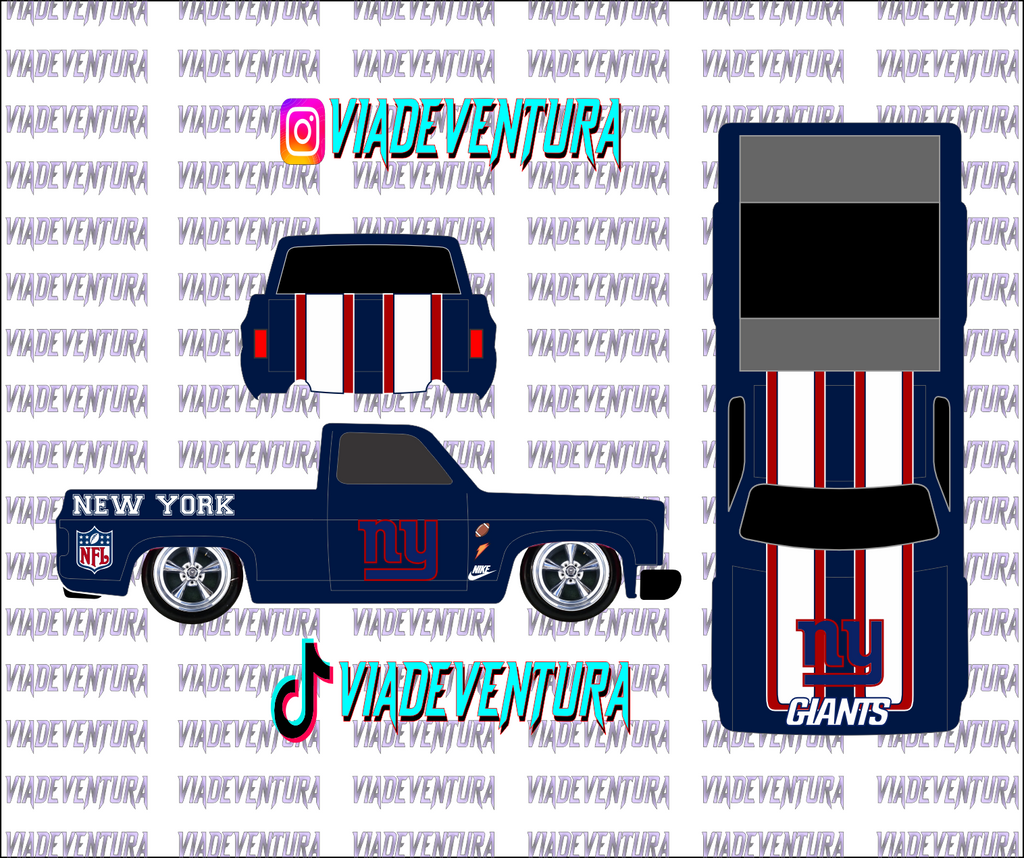 NFL 1/64 83 Silverado WHITE TONER Universal Waterslide Decal for Hot