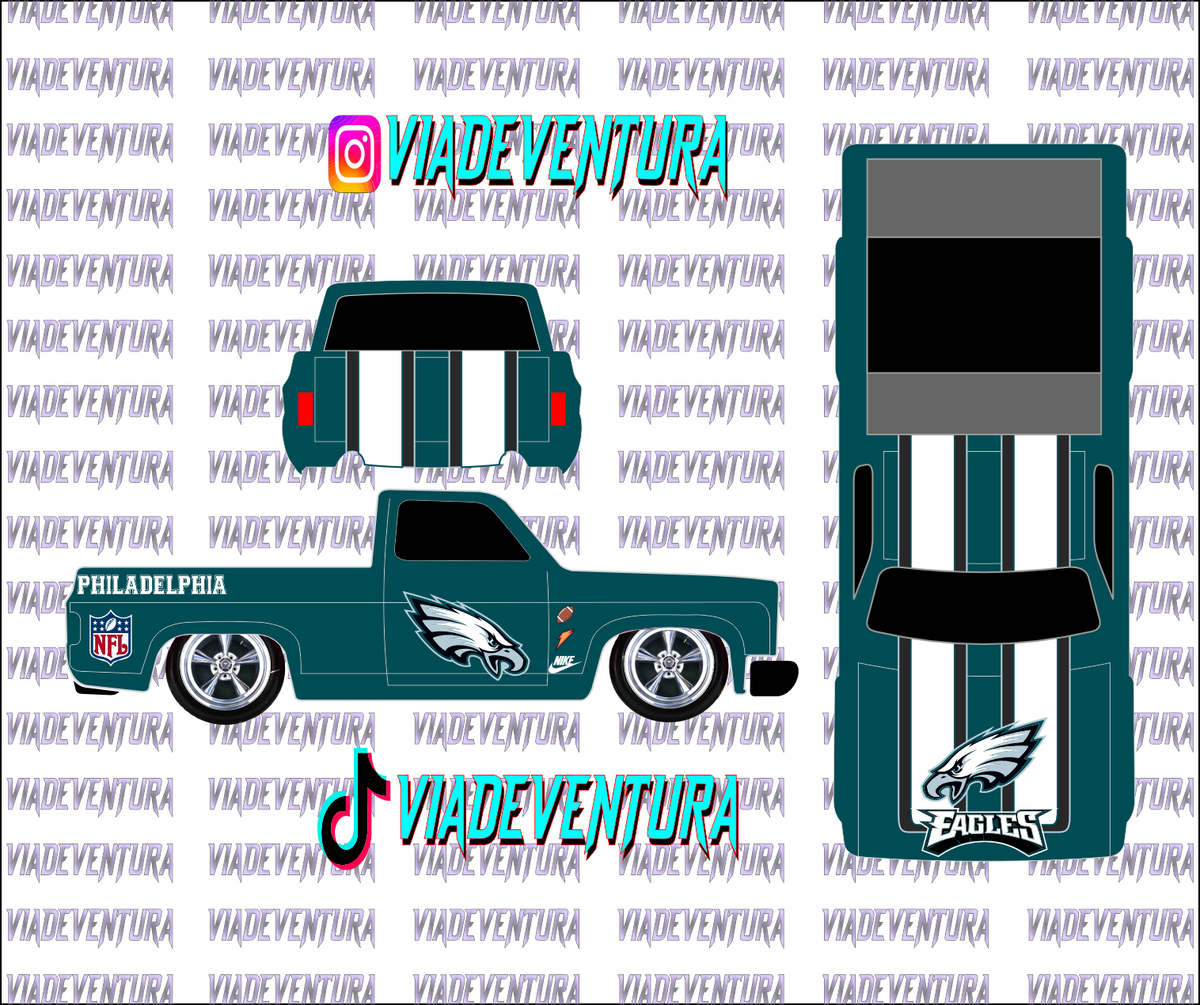 NFL 1/64 83 Silverado WHITE TONER Universal Waterslide Decal for Hot