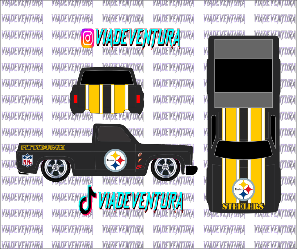 NFL 1/64 83 Silverado WHITE TONER Universal Waterslide Decal for Hot
